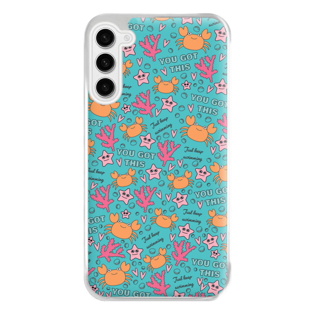 Crabs - Animal Patterns Phone Case for Galaxy S23FE