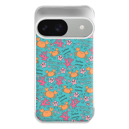 Crabs - Animal Patterns Phone Case for Google Pixel 9 / 9 Pro