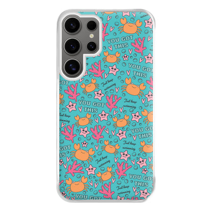 Crabs - Animal Patterns Phone Case for Galaxy S24 Ultra