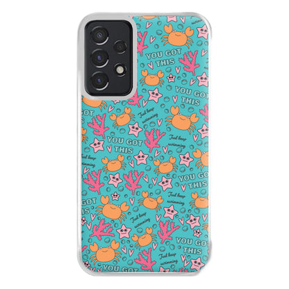 Crabs - Animal Patterns Phone Case for Galaxy A52 / A52s