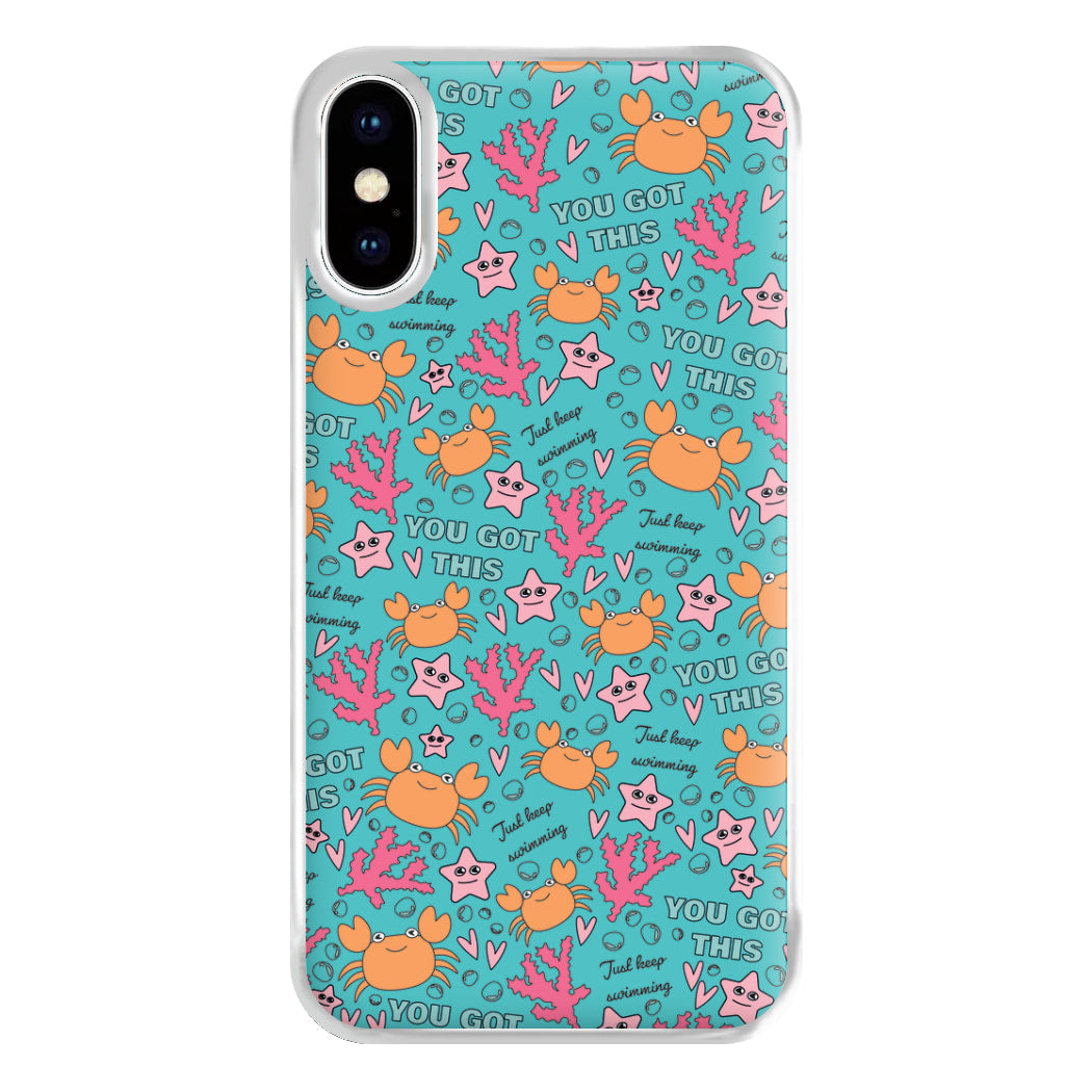 Crabs - Animal Patterns Phone Case for iPhone XS Max