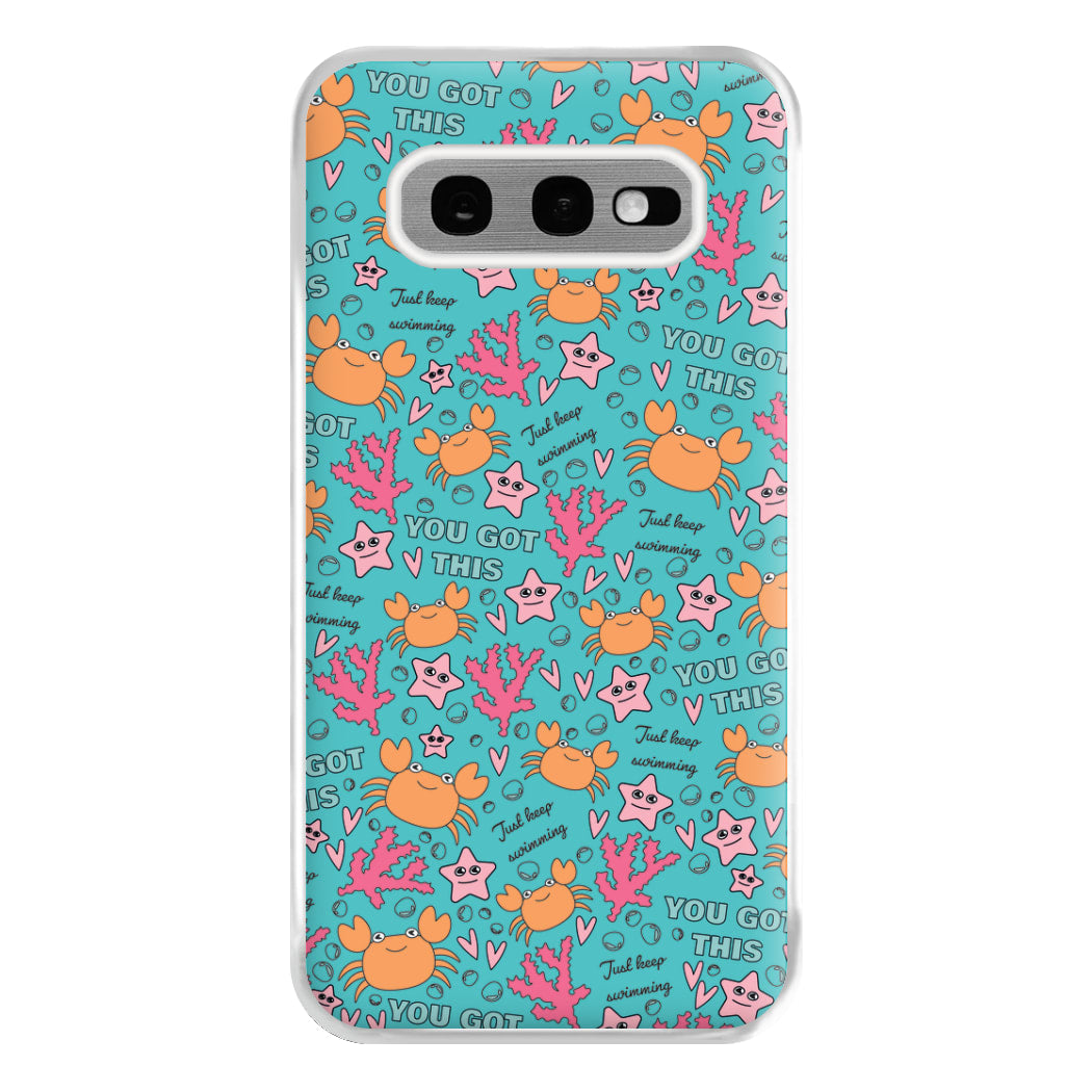 Crabs - Animal Patterns Phone Case for Galaxy S10e