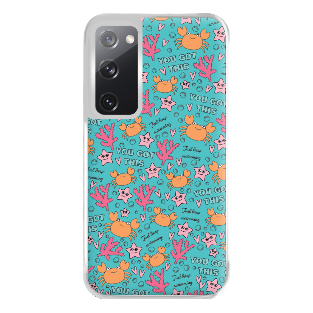 Crabs - Animal Patterns Phone Case for Galaxy S20FE