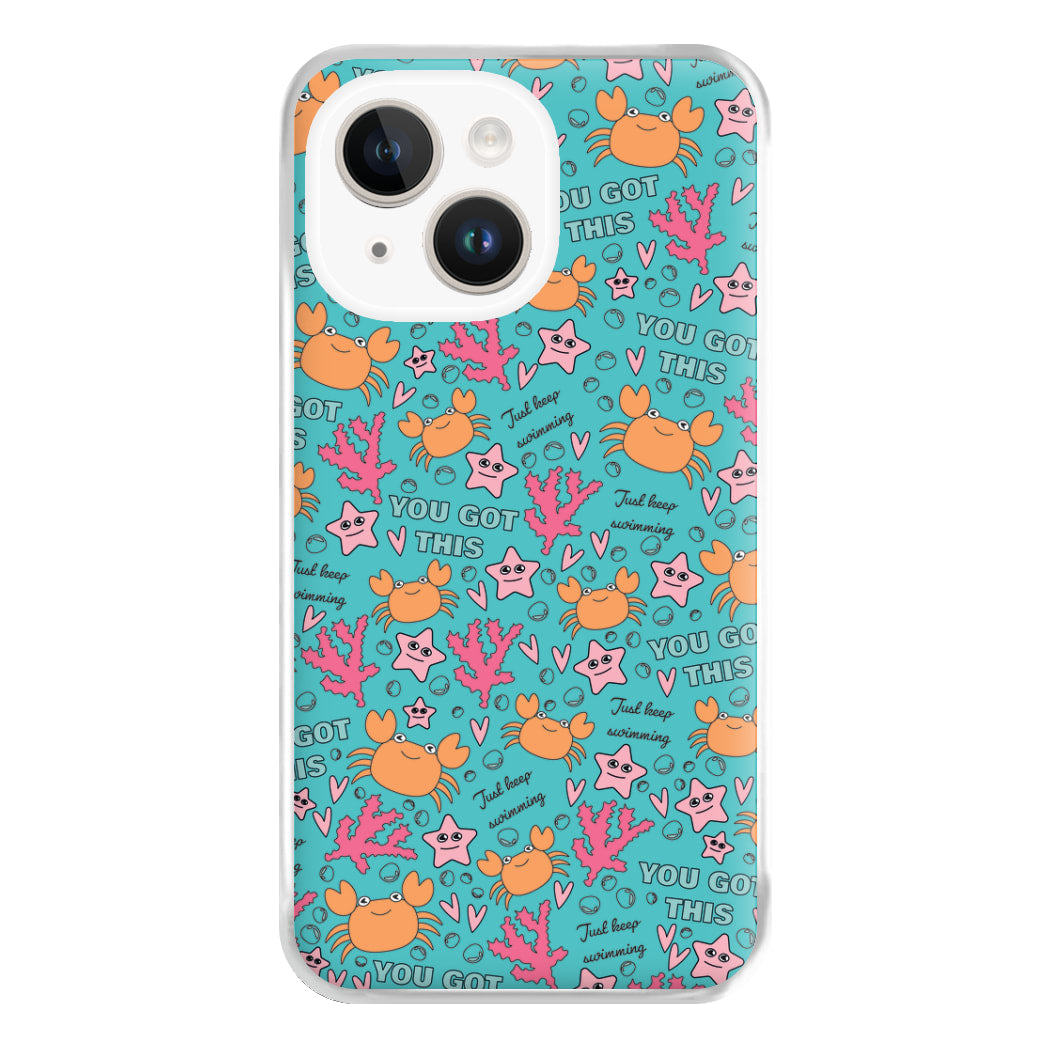 Crabs - Animal Patterns Phone Case for iPhone 14 Plus