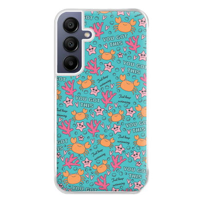 Crabs - Animal Patterns Phone Case for Galaxy A16