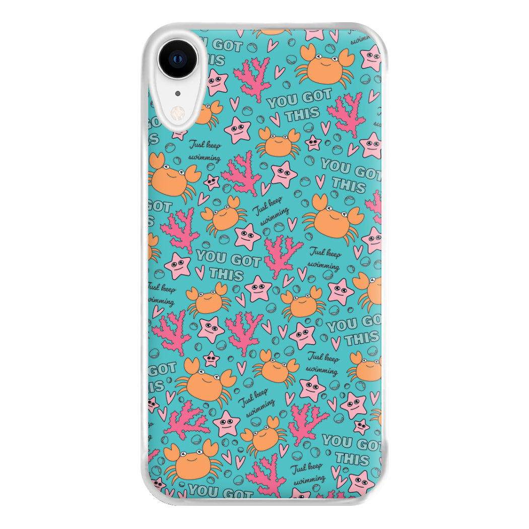 Crabs - Animal Patterns Phone Case for iPhone XR