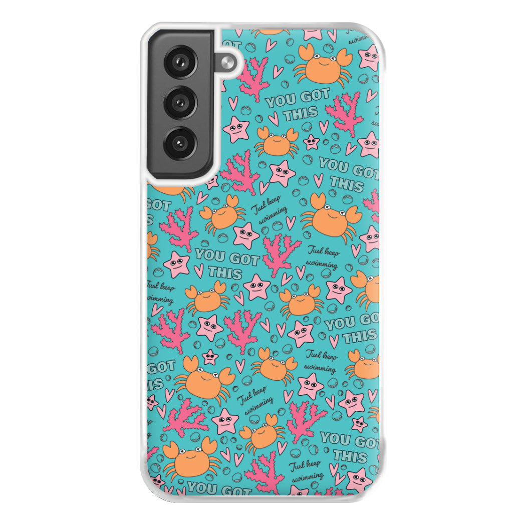 Crabs - Animal Patterns Phone Case for Galaxy S21FE