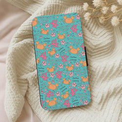 Crabs - Animal Patterns Wallet Phone Case