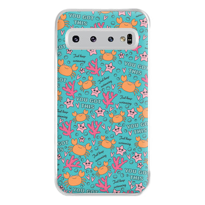 Crabs - Animal Patterns Phone Case for Galaxy S10 Plus