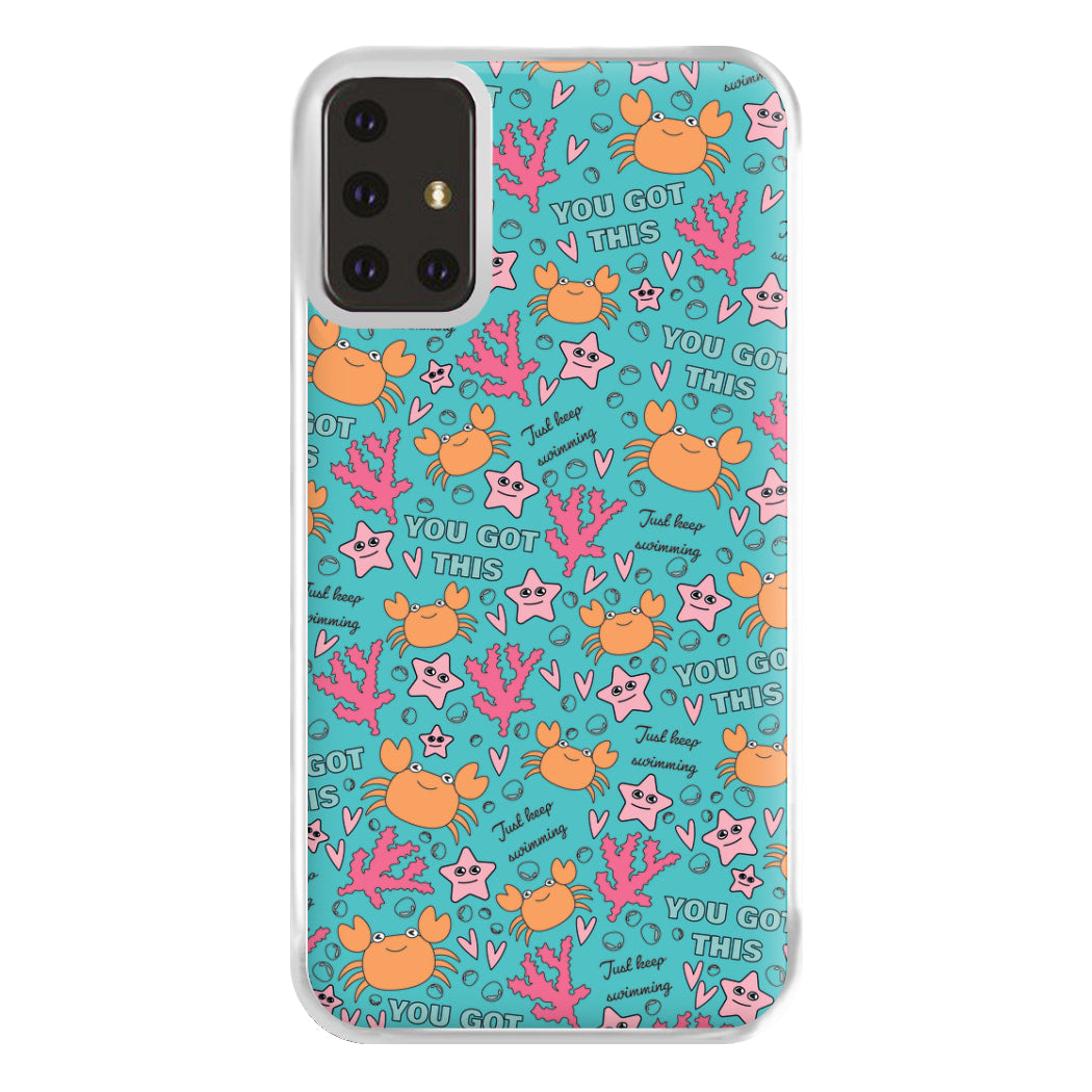 Crabs - Animal Patterns Phone Case for Galaxy A71