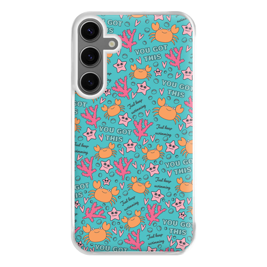 Crabs - Animal Patterns Phone Case for Galaxy S24FE