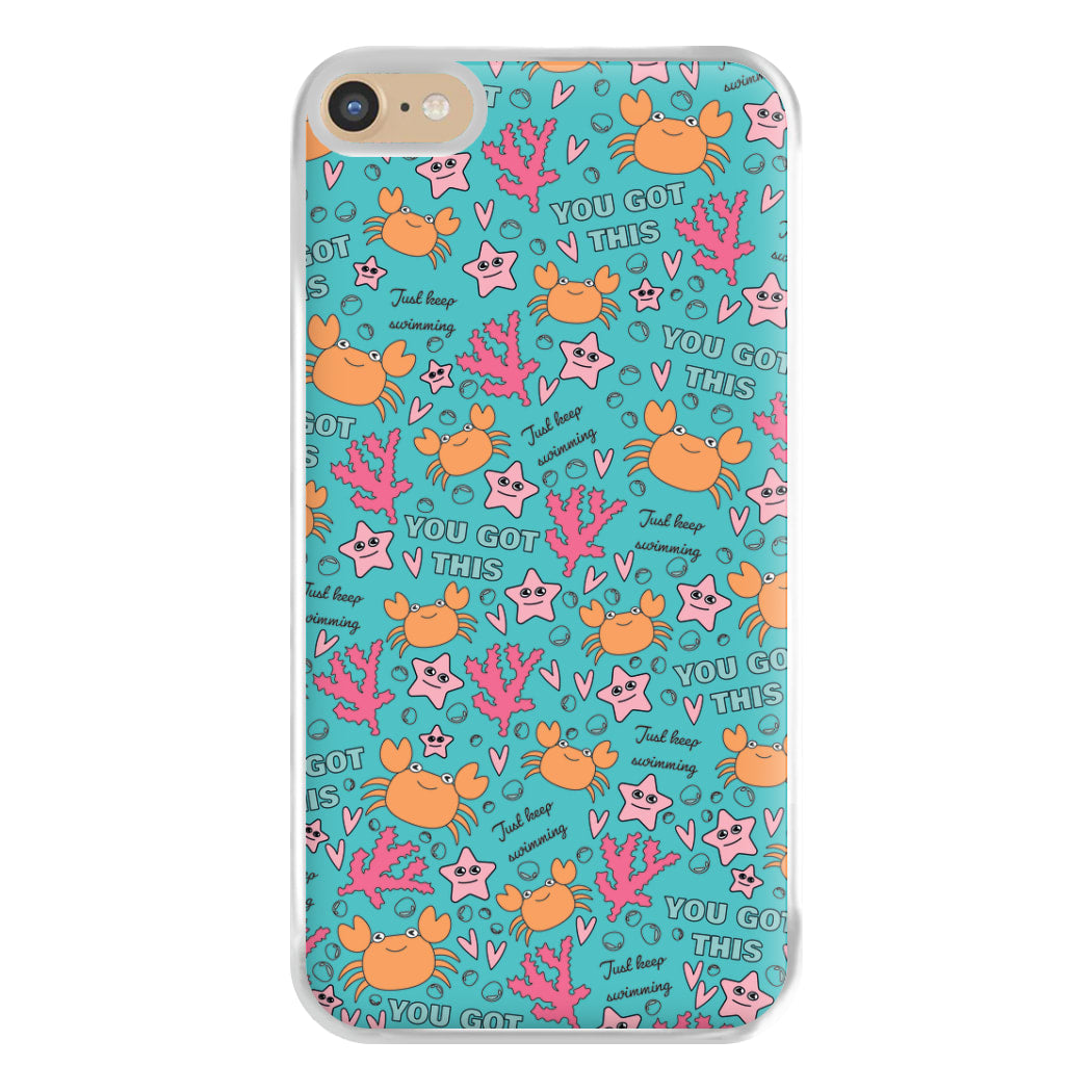 Crabs - Animal Patterns Phone Case for iPhone 6 Plus / 7 Plus / 8 Plus