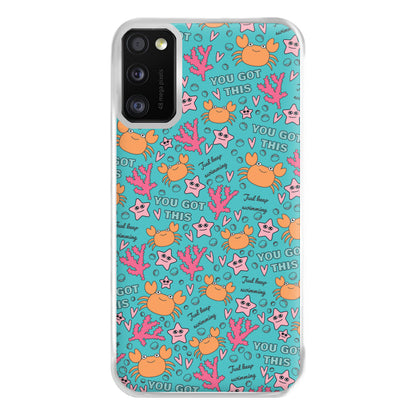 Crabs - Animal Patterns Phone Case for Galaxy A41