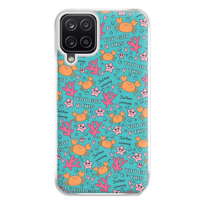 Crabs - Animal Patterns Phone Case for Galaxy A12