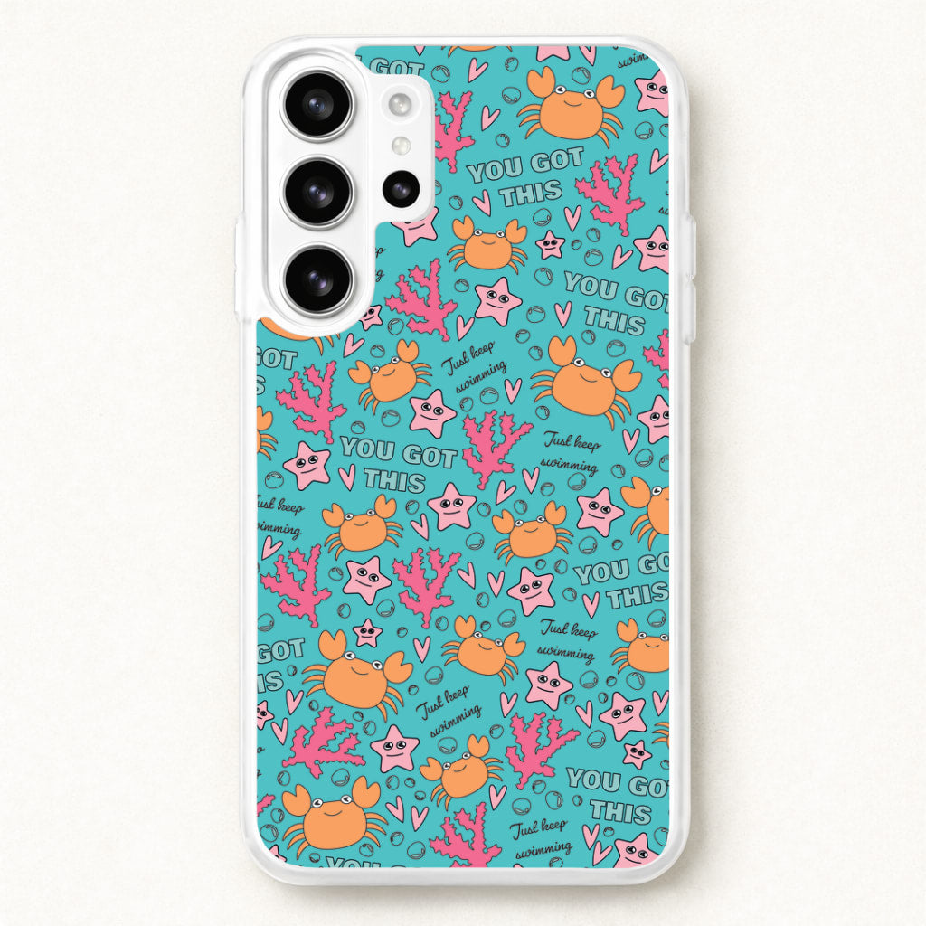 Crabs - Animal Patterns Phone Case for Galaxy S26 Ultra
