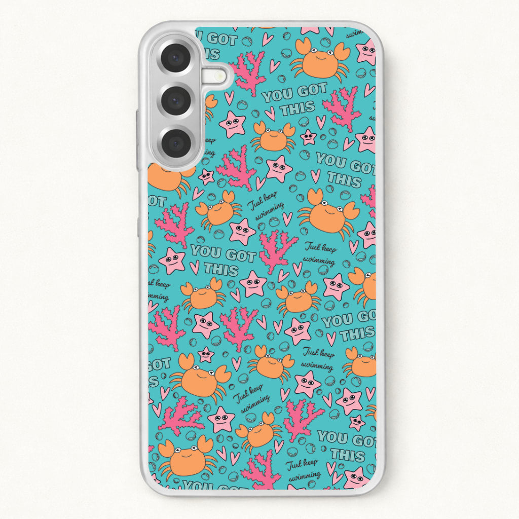Crabs - Animal Patterns Phone Case for Galaxy A17