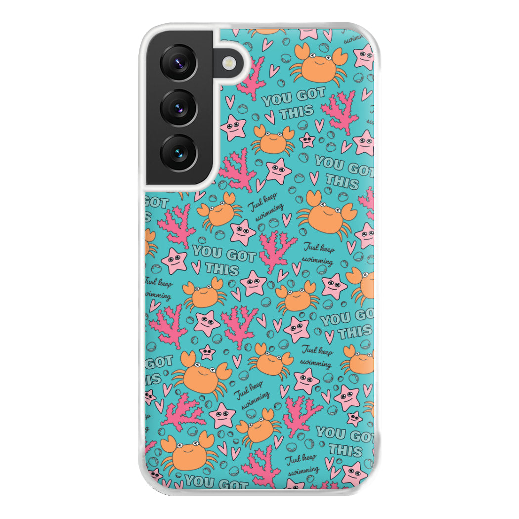 Crabs - Animal Patterns Phone Case for Galaxy S22 Plus