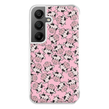 Cows - Animal Patterns Phone Case for Galaxy A55