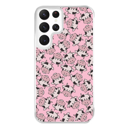 Cows - Animal Patterns Phone Case for Galaxy S22 Ultra