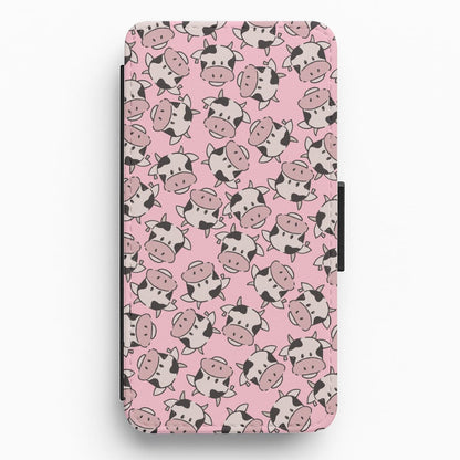 Cows - Animal Patterns Flip / Wallet Phone Case