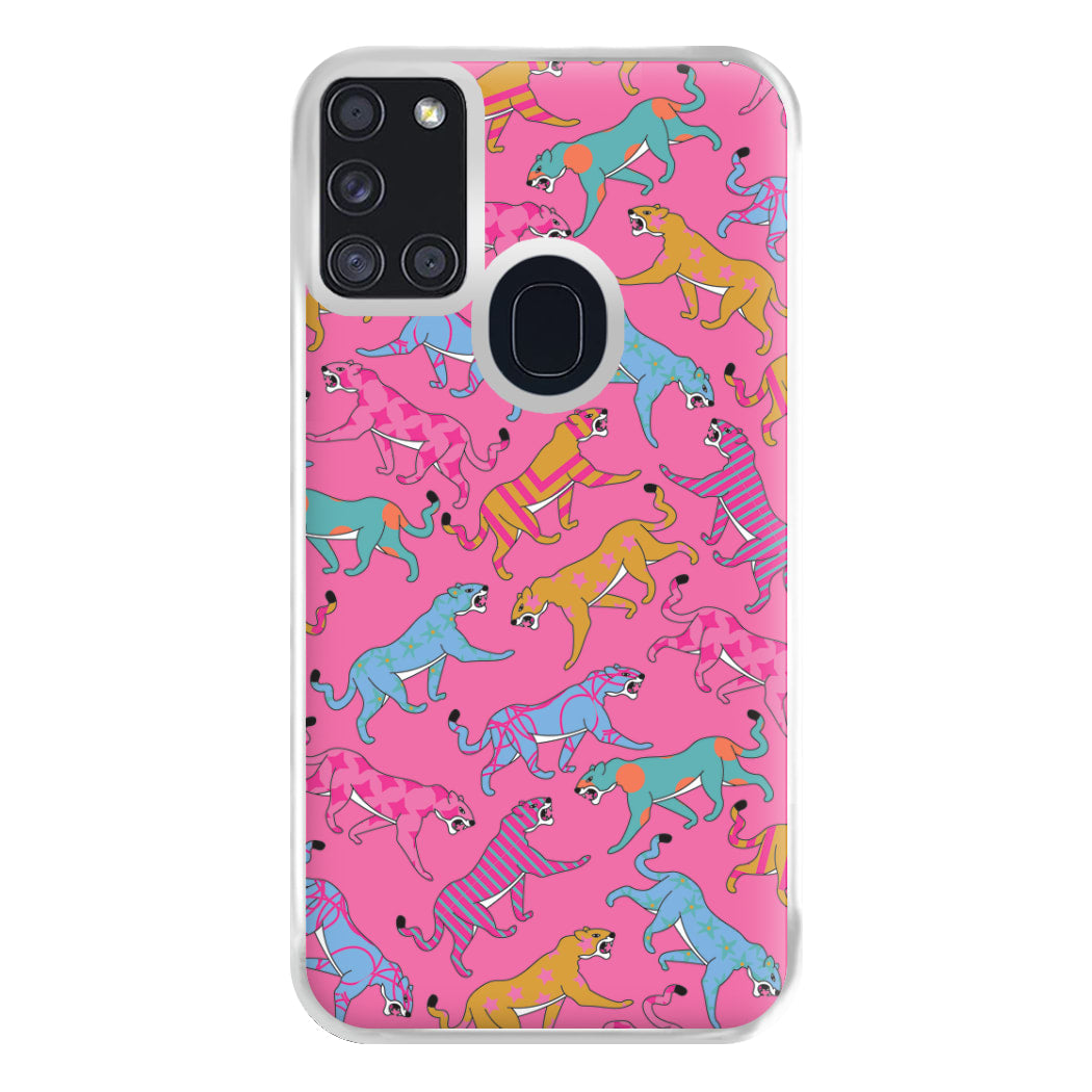 Cheetahs - Animal Patterns Phone Case for Galaxy A21s