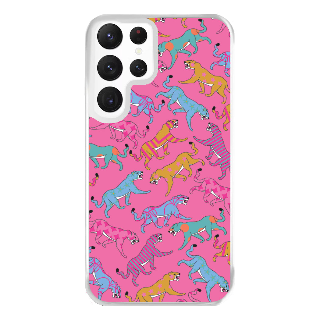 Cheetahs - Animal Patterns Phone Case for Galaxy S22 Ultra