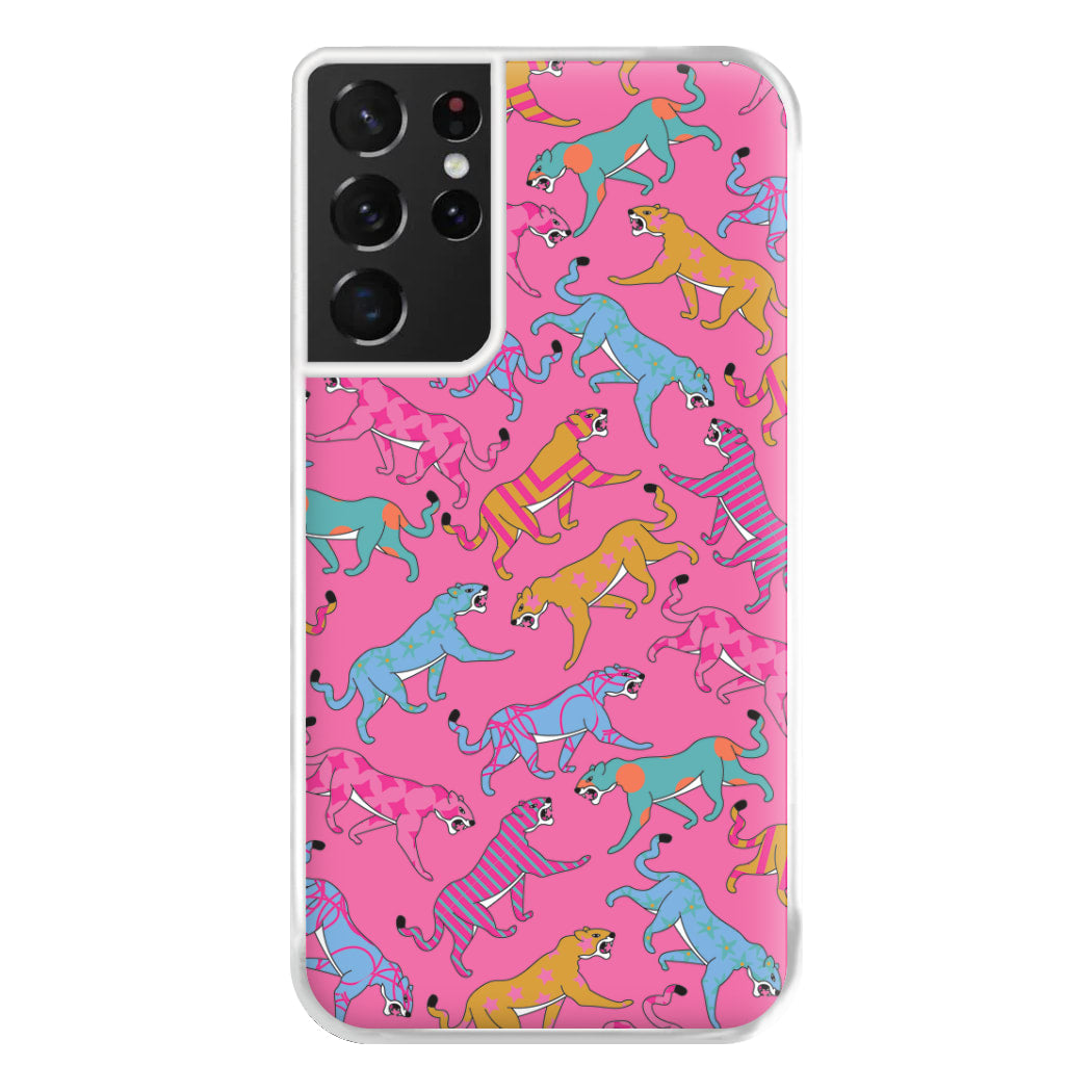 Cheetahs - Animal Patterns Phone Case for Galaxy S21 Ultra