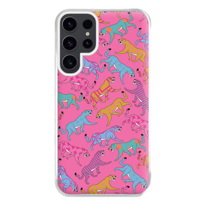 Cheetahs - Animal Patterns Phone Case for Galaxy S23 Ultra