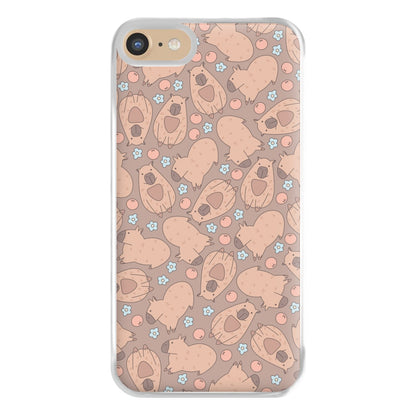 Capybara - Animal Patterns Phone Case for iPhone 6 / 7 / 8 / SE