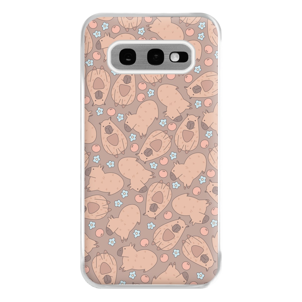 Capybara - Animal Patterns Phone Case for Galaxy S10e