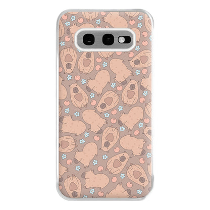 Capybara - Animal Patterns Phone Case for Galaxy S10e