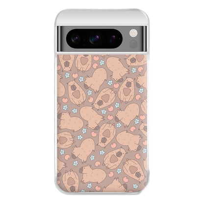 Capybara - Animal Patterns Phone Case for Google Pixel 8 Pro