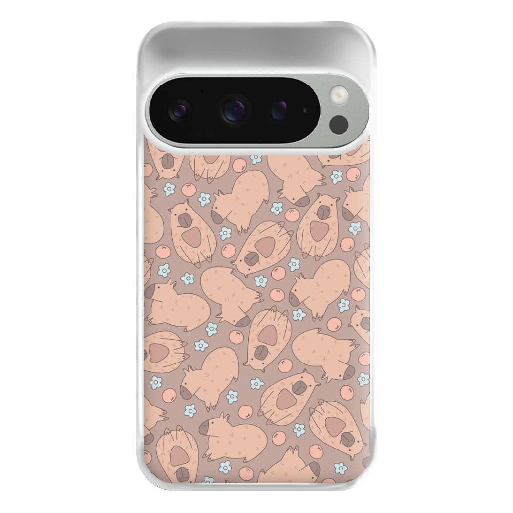 Capybara - Animal Patterns Phone Case for Google Pixel 9 Pro XL