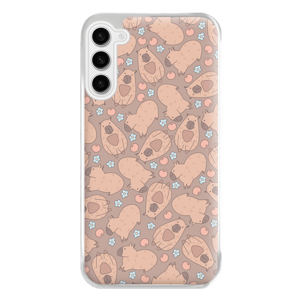 Capybara - Animal Patterns Phone Case for Galaxy S23FE