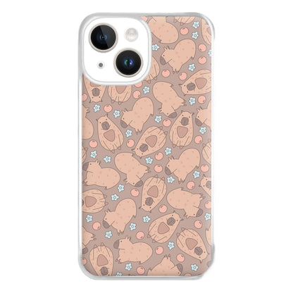 Capybara - Animal Patterns Phone Case for iPhone 14