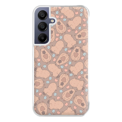 Capybara - Animal Patterns Phone Case for Galaxy A16