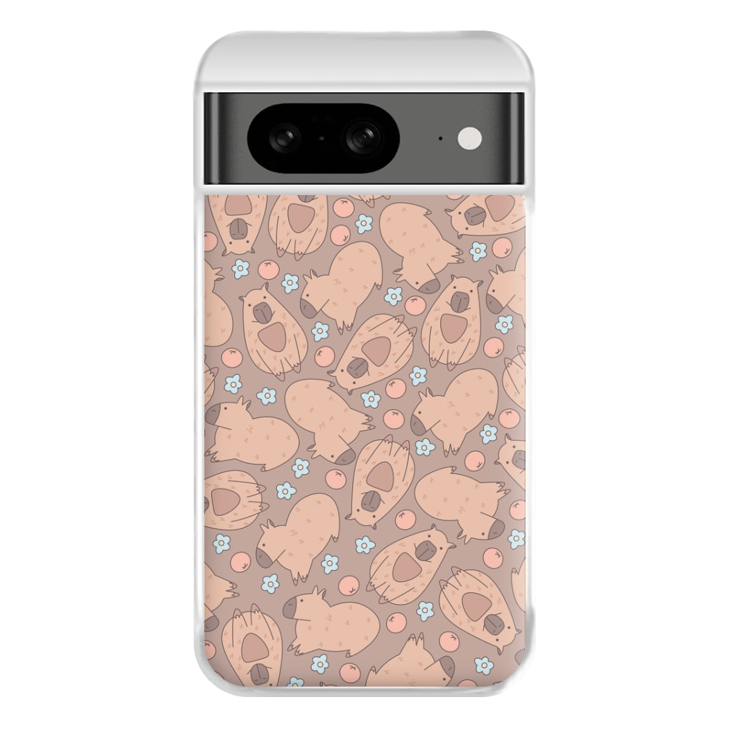 Capybara - Animal Patterns Phone Case for Google Pixel 8