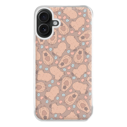 Capybara - Animal Patterns Phone Case for iPhone 16 Plus