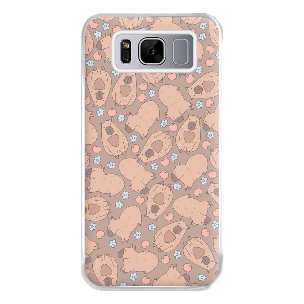 Capybara - Animal Patterns Phone Case for Galaxy S8 Plus