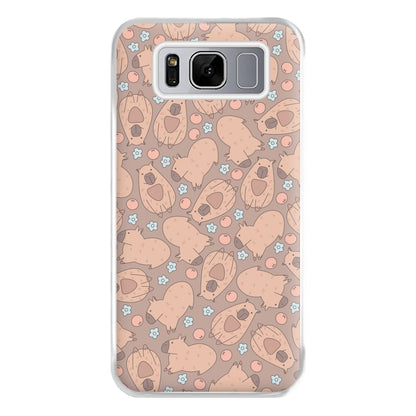 Capybara - Animal Patterns Phone Case for Galaxy S8 Plus