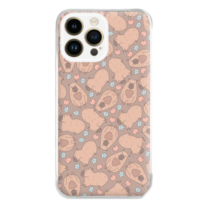 Capybara - Animal Patterns Phone Case for iPhone 14 Pro Max