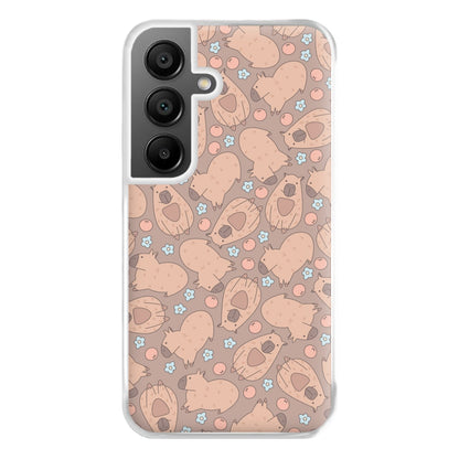 Capybara - Animal Patterns Phone Case for Galaxy A55