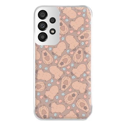 Capybara - Animal Patterns Phone Case for Galaxy A33