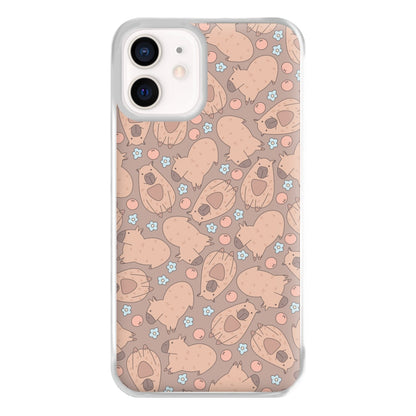 Capybara - Animal Patterns Phone Case for iPhone 13 Mini