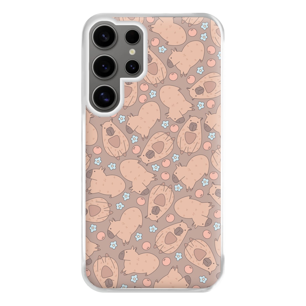 Capybara - Animal Patterns Phone Case for Galaxy S24 Ultra