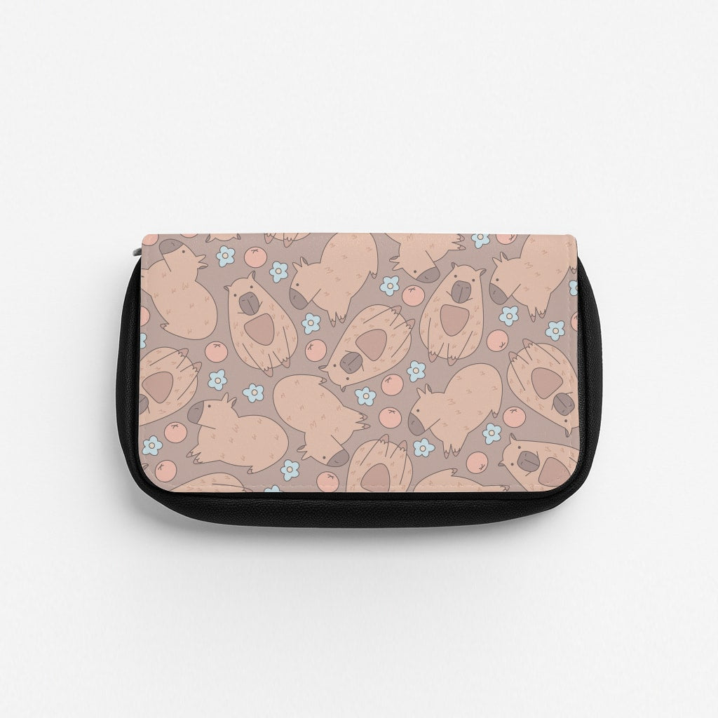 Capybara - Animal Patterns Pencil Case
