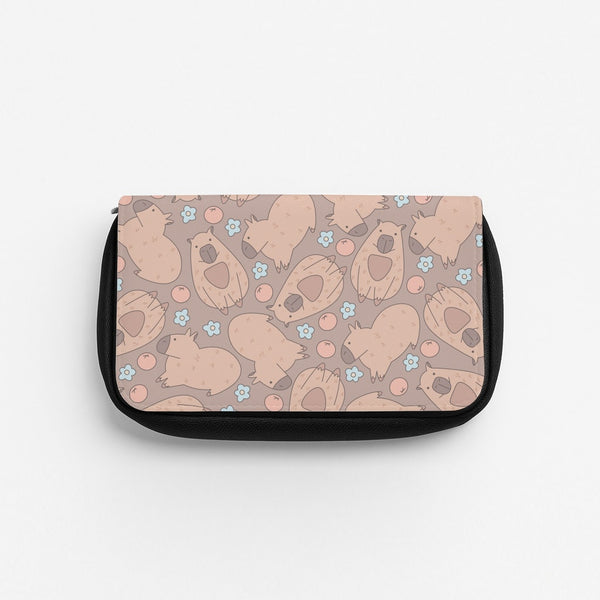Capybara - Animal Patterns Pencil Case