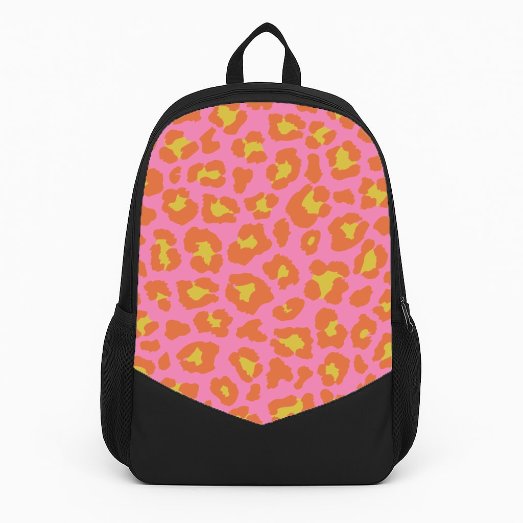 Vibrant Cheetah Print Backpack