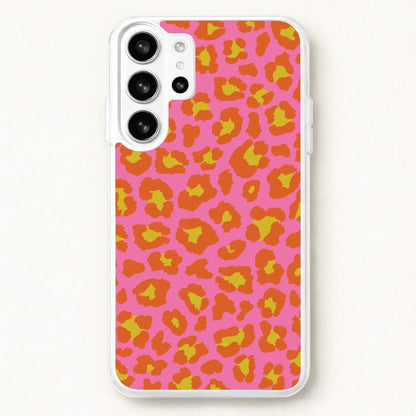 Vibrant Cheetah Print Phone Case for Galaxy S26 Ultra