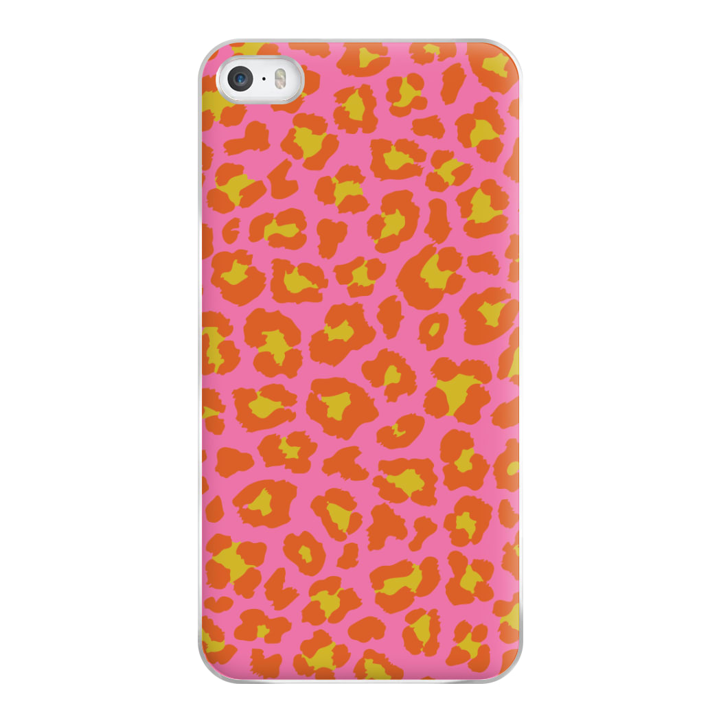 Vibrant Cheetah Print Phone Case for iPhone 5 / 5s / SE 2016